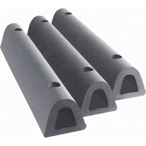 Extruded Rubber Dock Fenders, Rubber, 4-1/2" W x 24" L x 3-3/4" D Toolneeds Inc.