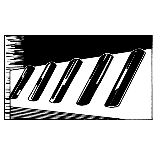 Extruded Rubber Dock Fenders, Rubber, 4-1/2" W x 12" L x 3-3/4" D Toolneeds Inc.