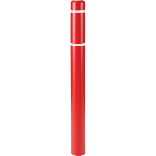 Polyethylene Bollard Covers, 6-5/8" Dia. x 60" L, Red Toolneeds Inc.