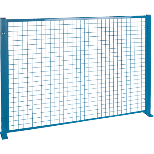 Protecteurs de p&eacute;rim&egrave;tre - Style treillis m&eacute;tallique, 4' h x 8' la, Bleu Toolneeds Inc.