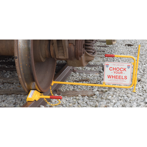 Single Rail Chock With Flag Rail Combo Toolneeds Inc.