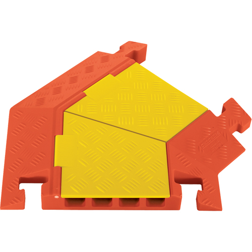 Protecteurs de c&acirc;bles robustes &agrave; 5 canaux Linebacker, virage &agrave; droite Toolneeds Inc.