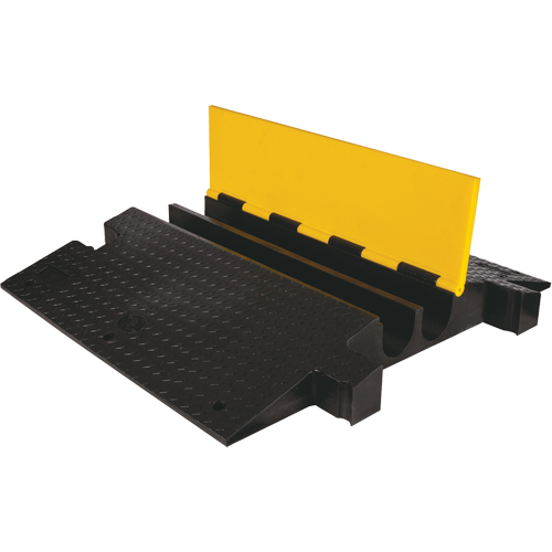 Protecteur de c&acirc;ble &agrave; traverse extr&ecirc;me Yellow Jacket, 2 canaux, 35,75" lo x 42,125" la x 5,125" h Toolneeds Inc.