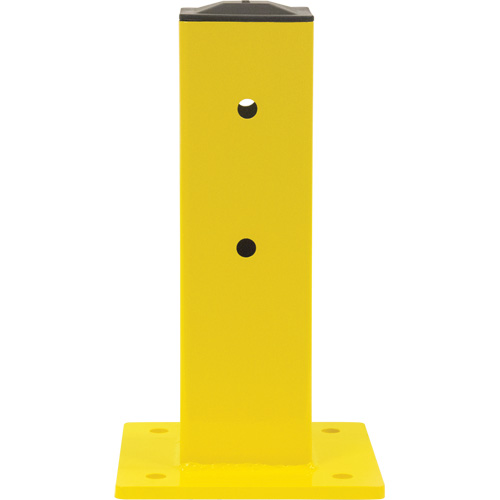 Poteau pour barri&egrave;re de s&eacute;curit&eacute;, Acier, 5" lo x 17" h, Jaune s&eacute;curit&eacute; OSHA Toolneeds Inc.