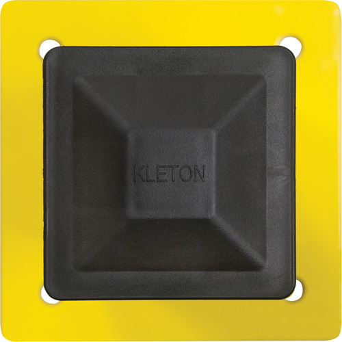 Poteau pour barri&egrave;re de s&eacute;curit&eacute;, Acier, 5" lo x 17" h, Jaune s&eacute;curit&eacute; OSHA Toolneeds Inc.