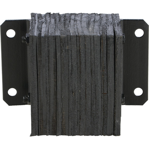 Laminated Dock Bumper, Horizontal, Rubber, 12" W x 6" D x 10" H Toolneeds Inc.