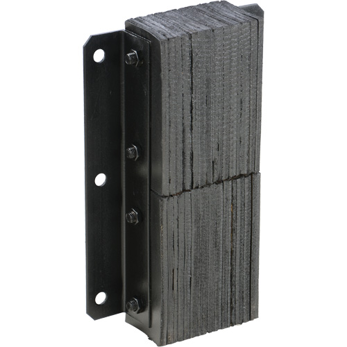 Laminated Dock Bumper, Vertical, Rubber, 13-1/4" W x 4-1/2" D x 20" H Toolneeds Inc.