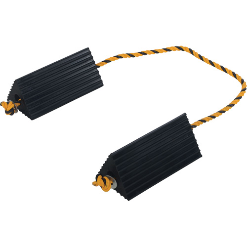 Airline Wheel Chock, 5" x 10" x 4-1/2", Black Toolneeds Inc.