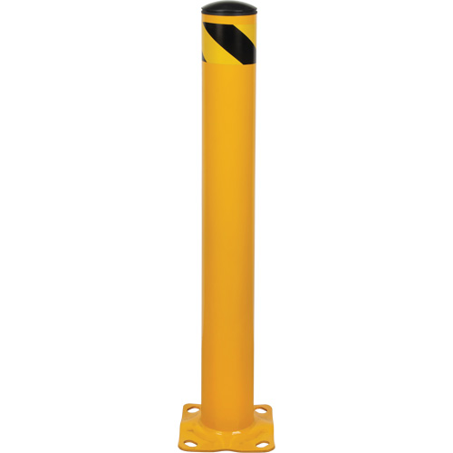Bollard, Steel, 36" H x 4-1/2" W, Yellow Toolneeds Inc.