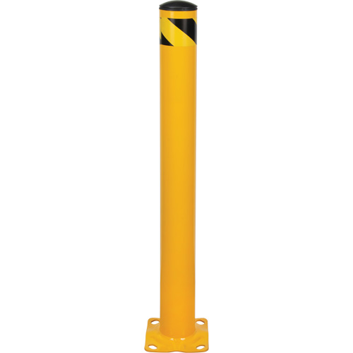 Bollard, Steel, 42" H x 4-1/2" W, Yellow Toolneeds Inc.