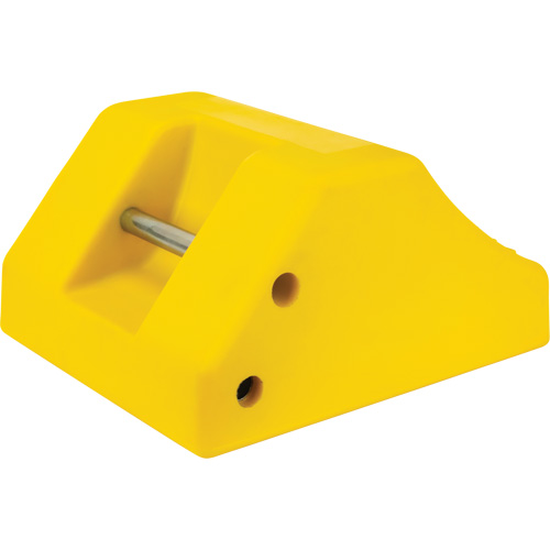 Heavy-Duty Wheel Chocks, Urethane, Yellow, 15-1/2" W x 17-7/10" D x 10" H Toolneeds Inc.