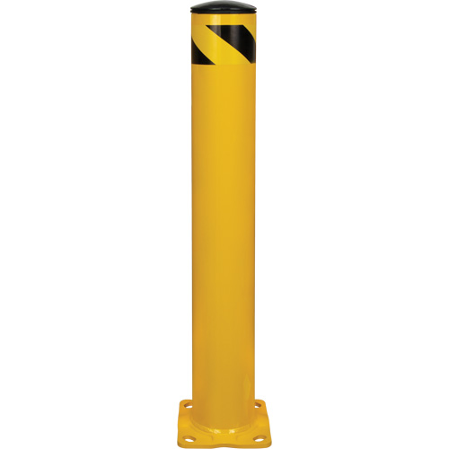 Safety Bollard, Steel, 36" H x 5-1/2" W, Yellow Toolneeds Inc.