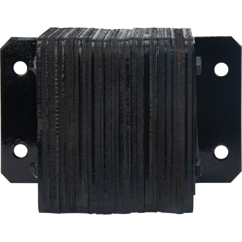 Laminated Dock Bumpers, Horizontal, Rubber, 12" W x 4" D x 10" H Toolneeds Inc.