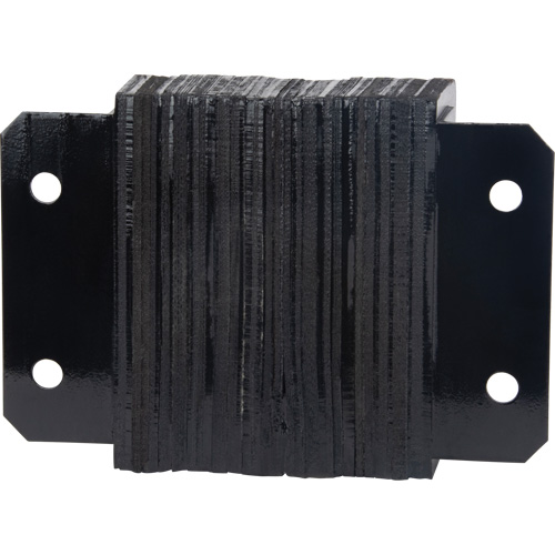 Laminated Dock Bumpers, Horizontal, Rubber, 12" W x 4" D x 10" H Toolneeds Inc.