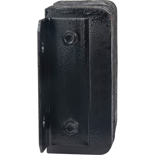 Laminated Dock Bumpers, Horizontal, Rubber, 12" W x 4" D x 10" H Toolneeds Inc.