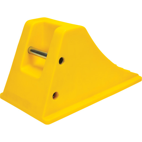Wheel Chocks with Aluminum Tread, Polyurethane, Safety Yellow, 11-1/4" W x 21" D x 12-1/4" H Toolneeds Inc.