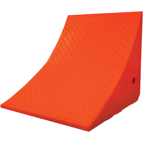 Cale-roue pour &eacute;quipement lourd de 70 tonnes, Ur&eacute;thane, Orange Toolneeds Inc.