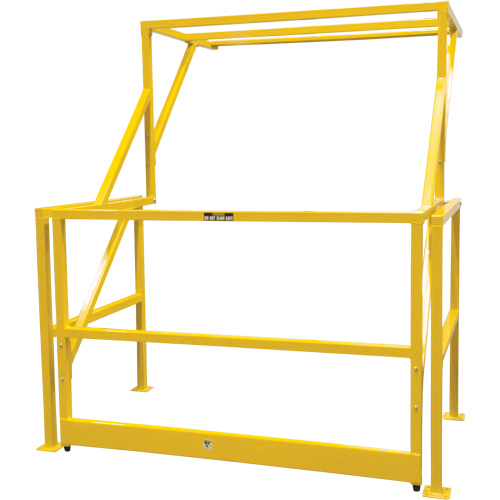 Mezzanine Safety Gate, 70" L x 77" H, 78" Raised, Yellow Toolneeds Inc.