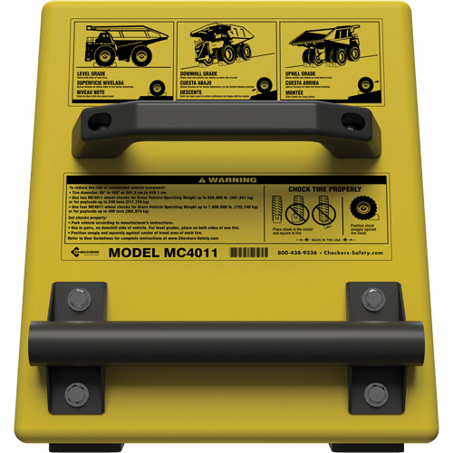 Checkers Safety Replacement Mounting Bracket for MC4011 Mining Wheel Chock Toolneeds Inc.