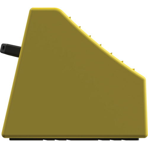 Cale de roue ultra-robuste pour l'exploitation mini&egrave;re Checkers Safety sans support, PEHD, Jaune, 14-1/2" la x 17-1/2" p x 16" h Toolneeds Inc.