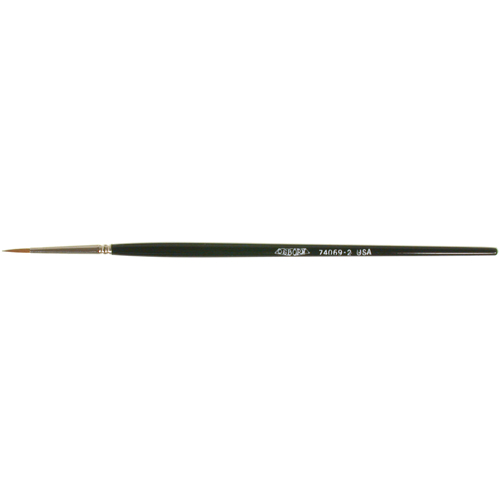 Artist Paint Brush, 3/32" Brush Width, Red Sable, Wood Handle Toolneeds Inc.