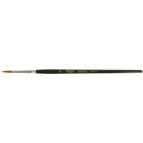 Artist Paint Brush, 1/8" Brush Width, Red Sable, Wood Handle Toolneeds Inc.