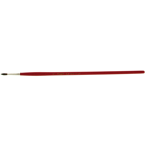 Round Marking Paint Brush, 9/64" Brush Width, Camel Hair, Wood Handle Toolneeds Inc.