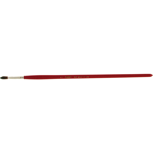 Round Marking Paint Brush, 3/16" Brush Width, Camel Hair, Wood Handle Toolneeds Inc.