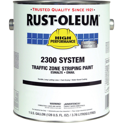 2300 System Traffic Zone Striping Paint, Yellow, 5 gal., Gallon Toolneeds Inc.
