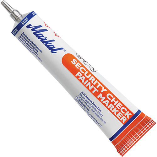 Security Check Paint Marker, 1.7 oz., Tube, Blue Toolneeds Inc.