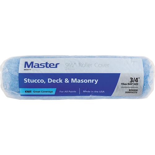 Master Knit Roller Cover, 19 mm (3/4") Nap, 240 mm (9-1/2") L Toolneeds Inc.