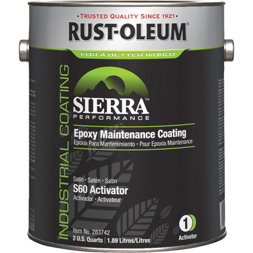 Rev&ecirc;tement dentretien &eacute;poxydique &agrave; base deau Sierra S60 partie 1 activateur, Gallon Toolneeds Inc.