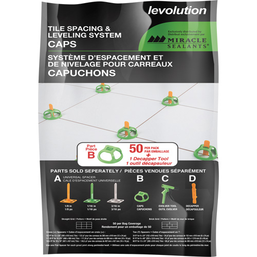 Capuchons universels Miracle Sealants Levolution Toolneeds Inc.