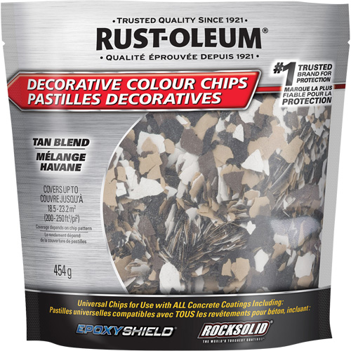 Decorative Colour Chips, 474 g, Bag, Tan Blend Toolneeds Inc.