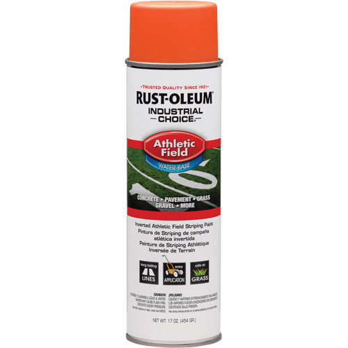 Peinture de lignage pour terrains de sport AF1600, Orange, Canette a&eacute;rosol Toolneeds Inc.