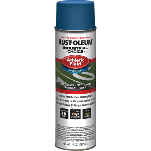 Peinture de lignage pour terrains de sport AF1600, Bleu, Canette a&eacute;rosol Toolneeds Inc.