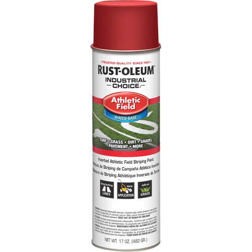 Peinture de lignage pour terrains de sport AF1600, Rouge, Canette a&eacute;rosol Toolneeds Inc.