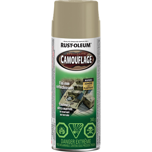 Specialty Camouflage Paint, Aerosol Can, Khaki Toolneeds Inc.