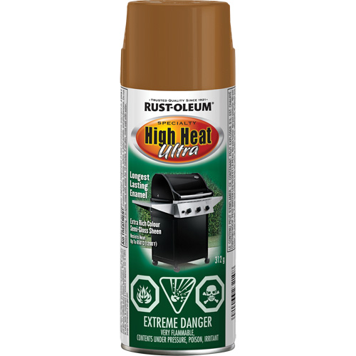 Peinture &eacute;mail en a&eacute;rosol haute temp&eacute;rature ultra Sp&eacute;cialit&eacute;, Canette a&eacute;rosol, Cuivre vieilli Toolneeds Inc.