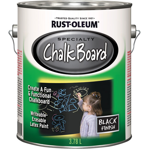 Specialty Chalk Board Paint, 3.78 L, Gallon, Black Toolneeds Inc.