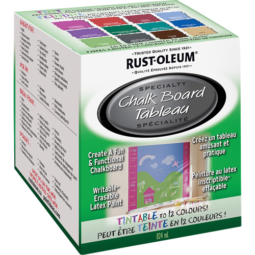 Specialty Chalk Board Paint, 824 ml, Kit, Tint Base Toolneeds Inc.