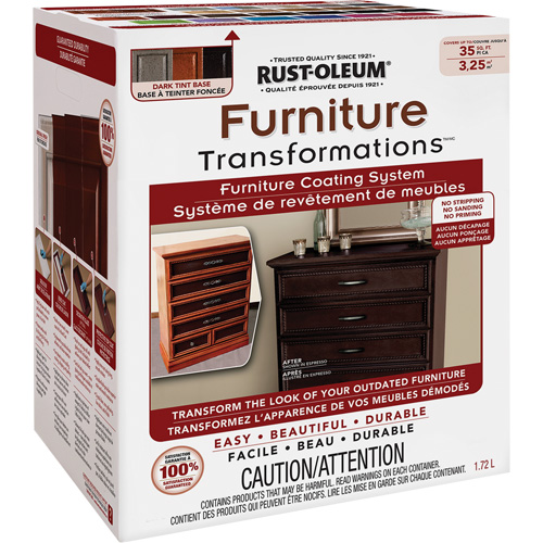 Furniture Transformations&reg; Furniture Coating System, 1.72 L, Kit, Tint Base Toolneeds Inc.