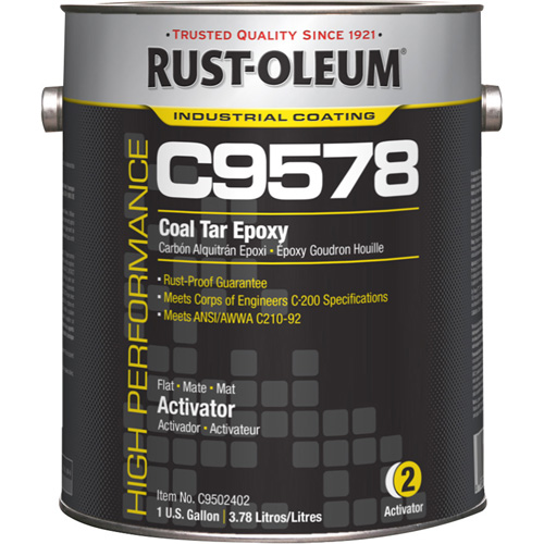Activateur pour rev&ecirc;tement &eacute;poxydique &agrave; base de goudron de houille et &agrave; haute teneur en solides du syst&egrave;me C9578, Gallon Toolneeds Inc.