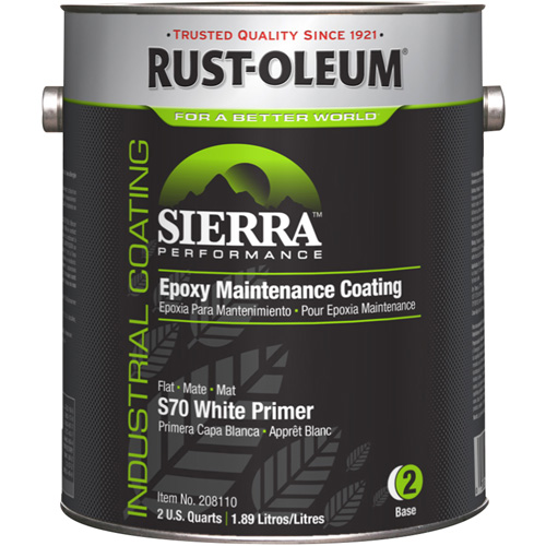 Composant de base pour appr&ecirc;t acrylique &eacute;poxydique &agrave; base d'eau Sierra Performance S70/S71, Gallon, Blanc Toolneeds Inc.