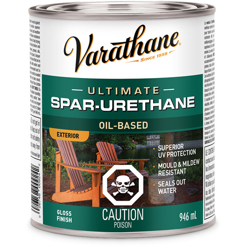 Rev&ecirc;tement &agrave; fini diamant pour bois Varathane, 946 ml, Transparent, Brillant Toolneeds Inc.