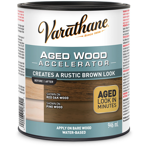 Varathane&reg; Aged Wood Accelerator, 946 ml, Rustic Brown Toolneeds Inc.