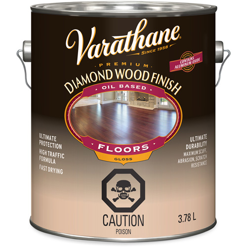Enduit pour plancher &agrave; fini diamant pour bois Varathane, 3,78 L, Transparent, Brillant Toolneeds Inc.