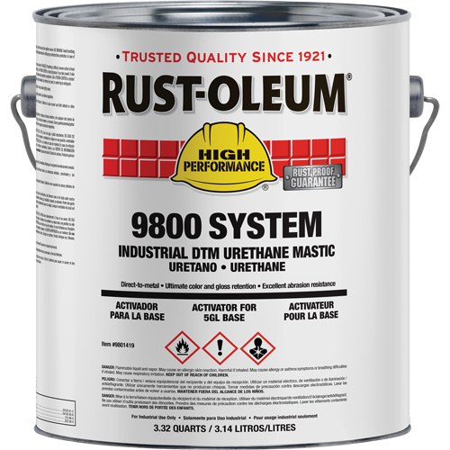 9800 System DTM Urethane Mastic Activator, 1 gal. Toolneeds Inc.