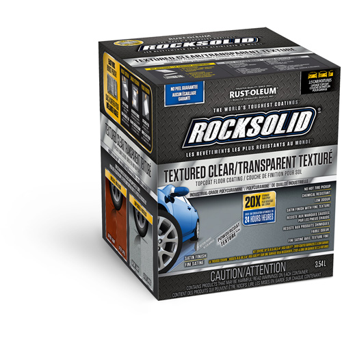 Couche de finition RockSolid, Satin/Textur&eacute;, Transparent Toolneeds Inc.
