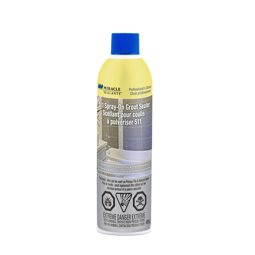 Miracle Sealants&reg; 511 Spray-On Grout Sealer, Aerosol Can Toolneeds Inc.